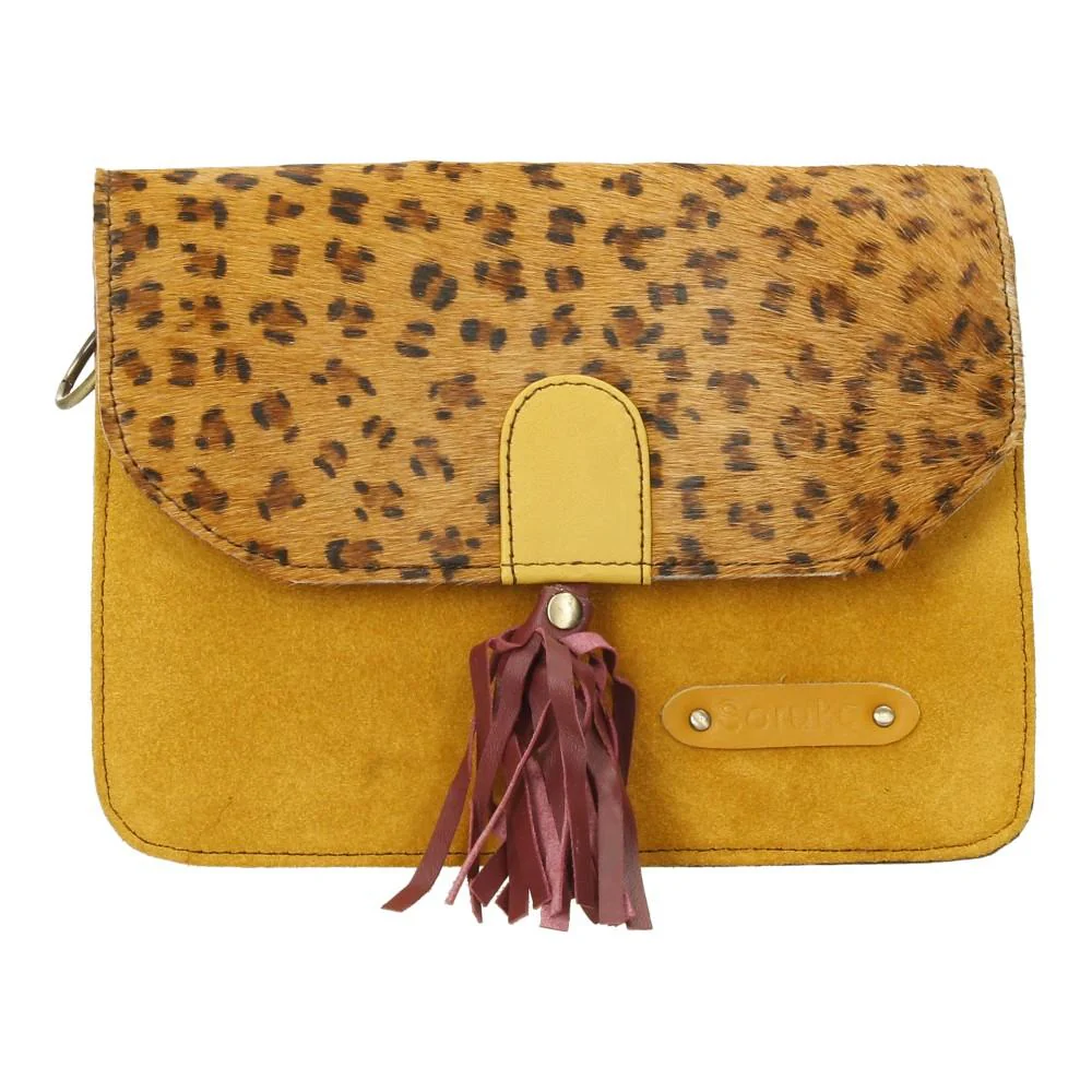 Bolso Bandolera De Piel Claire Soruka - Imagen 2