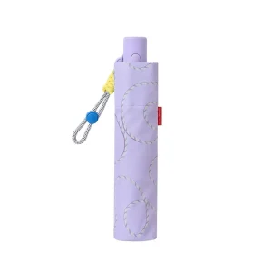 Paraguas Automético Lineas Bisetti Morado