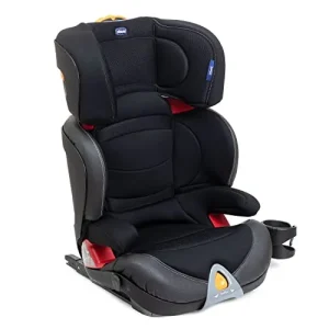 Silla de Coche Chicco Oasys 23 FixPlus EVO ISOFIX Reclinable Grupo 2/3, Protección Lateral, Safe Pad – Negro